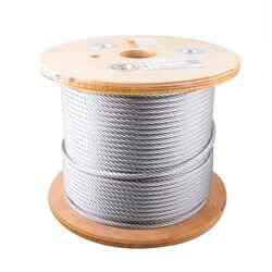 CABLE DE ACERO GALVANIZADO 7X19 1/8" ROLLO 1382 MTS