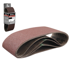 BANDA WESTON OXIDO DE ALUMINIO 4"X 21" G80 POLYESTER CERRADO (Precio x Pza - Empaque c/5 pzs)