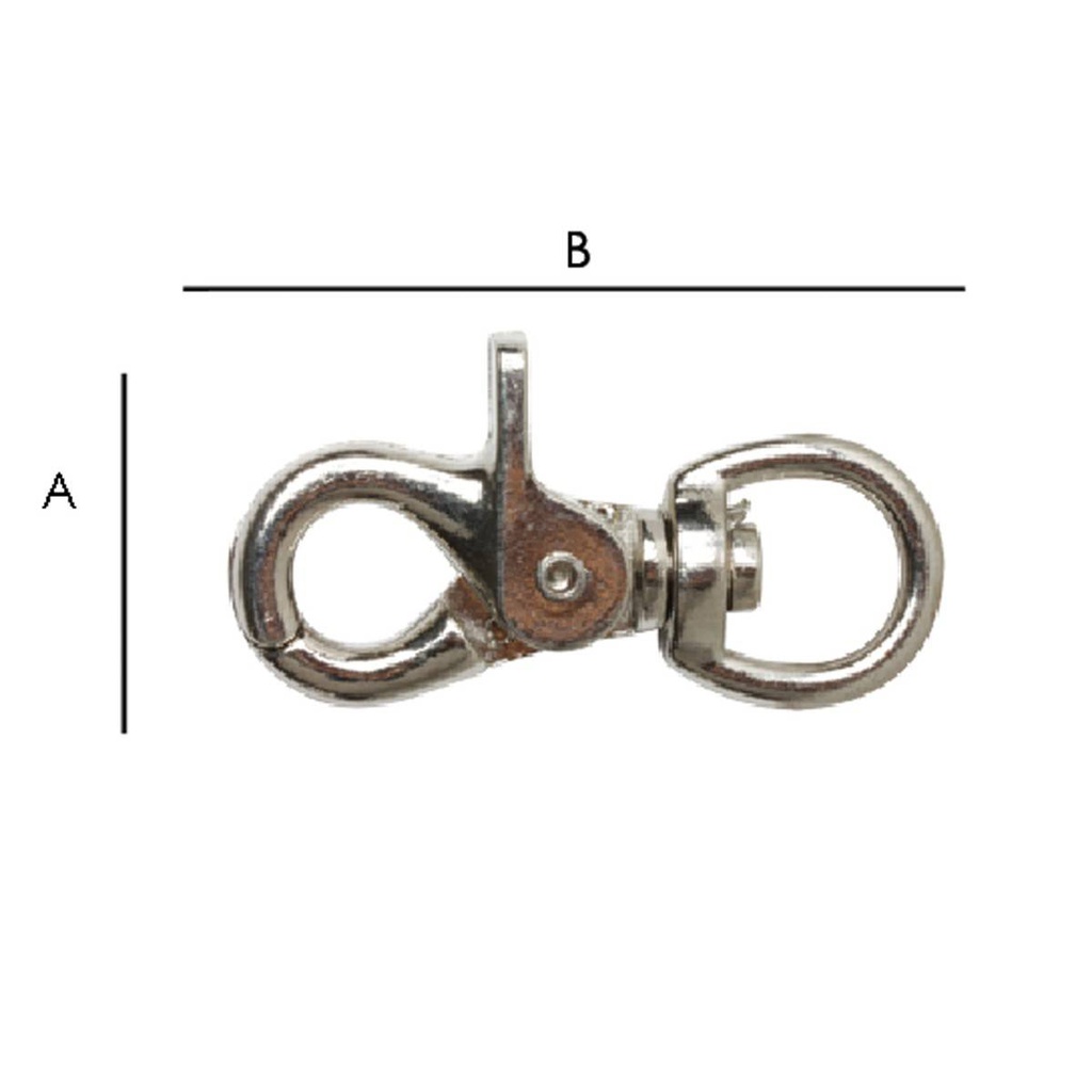 BANDOLA GATILLO NIQUELADO 1/2" (PRECIO X PIEZA - EMPAQUE GRANEL)