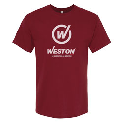 PLAYERA CUELLO REDONDO - COLOR CHERRY - TALLA M
