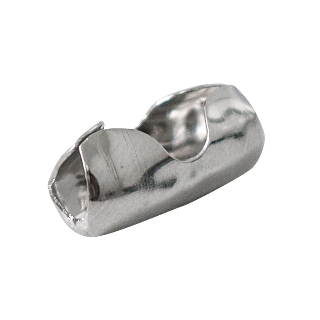 CONECTOR D/CADENA BOLA COBRE NIQU. #10 4.5MM (PRECIO X PZA - BOLSA C/100PZAS)