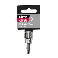 DADO CUADRO 3/8" CON PUNTA TORX, T50