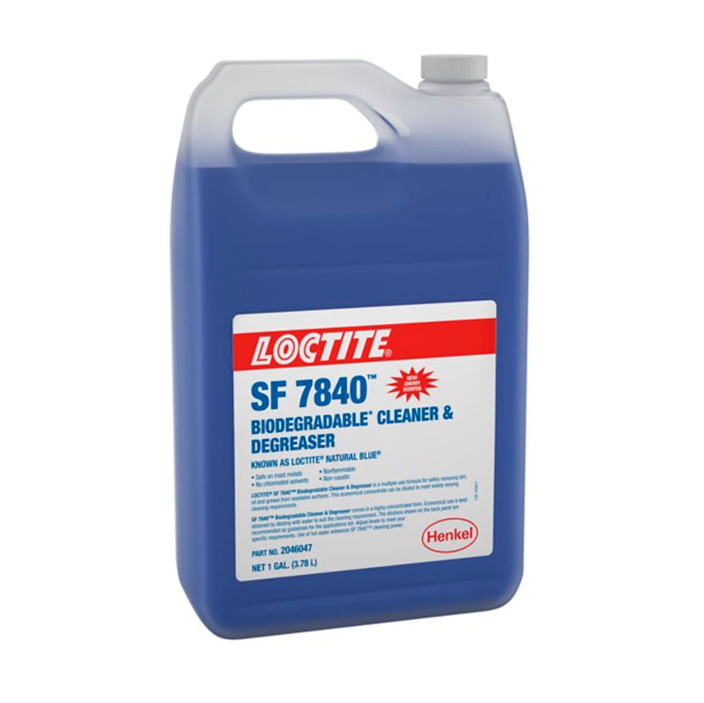 LOCTITE SF 7840 NATURAL BLUE LIMPIADOR Y DESENGRASANTE BIODEGRADABLE 1 gal