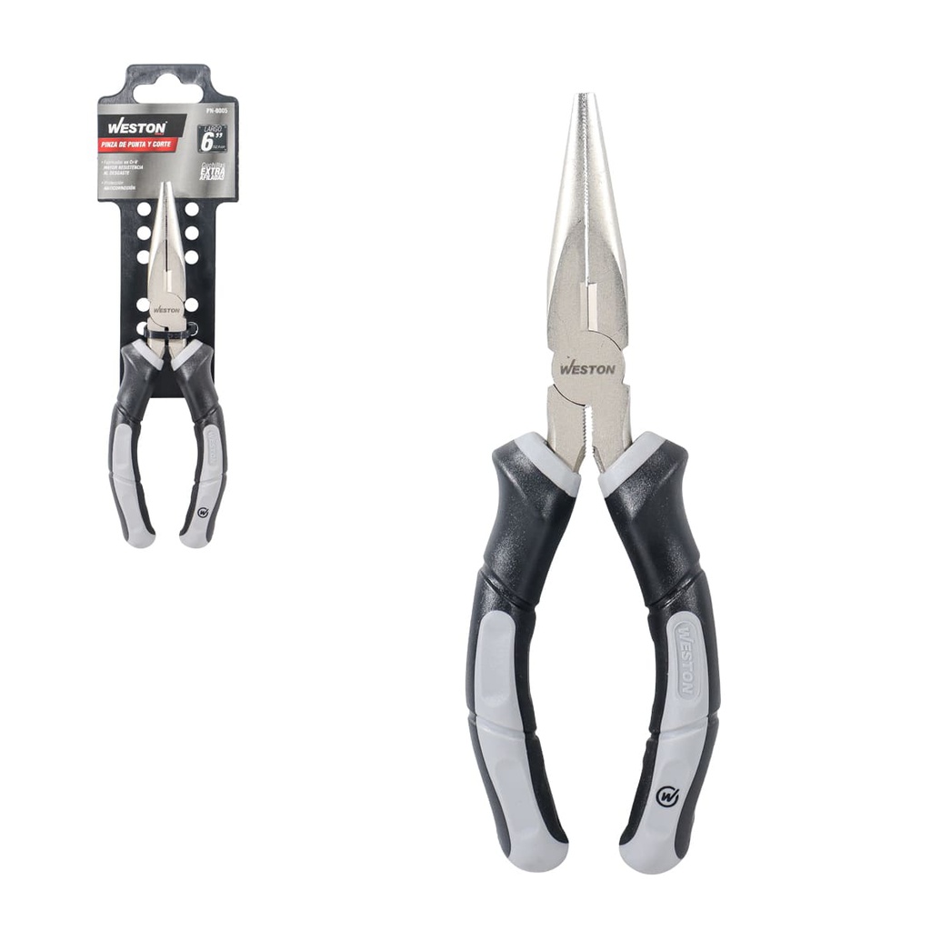 PINZAS DE PUNTAY CORTE 6" (CAJA C/6 PZAS - PRECIO X PIEZA)