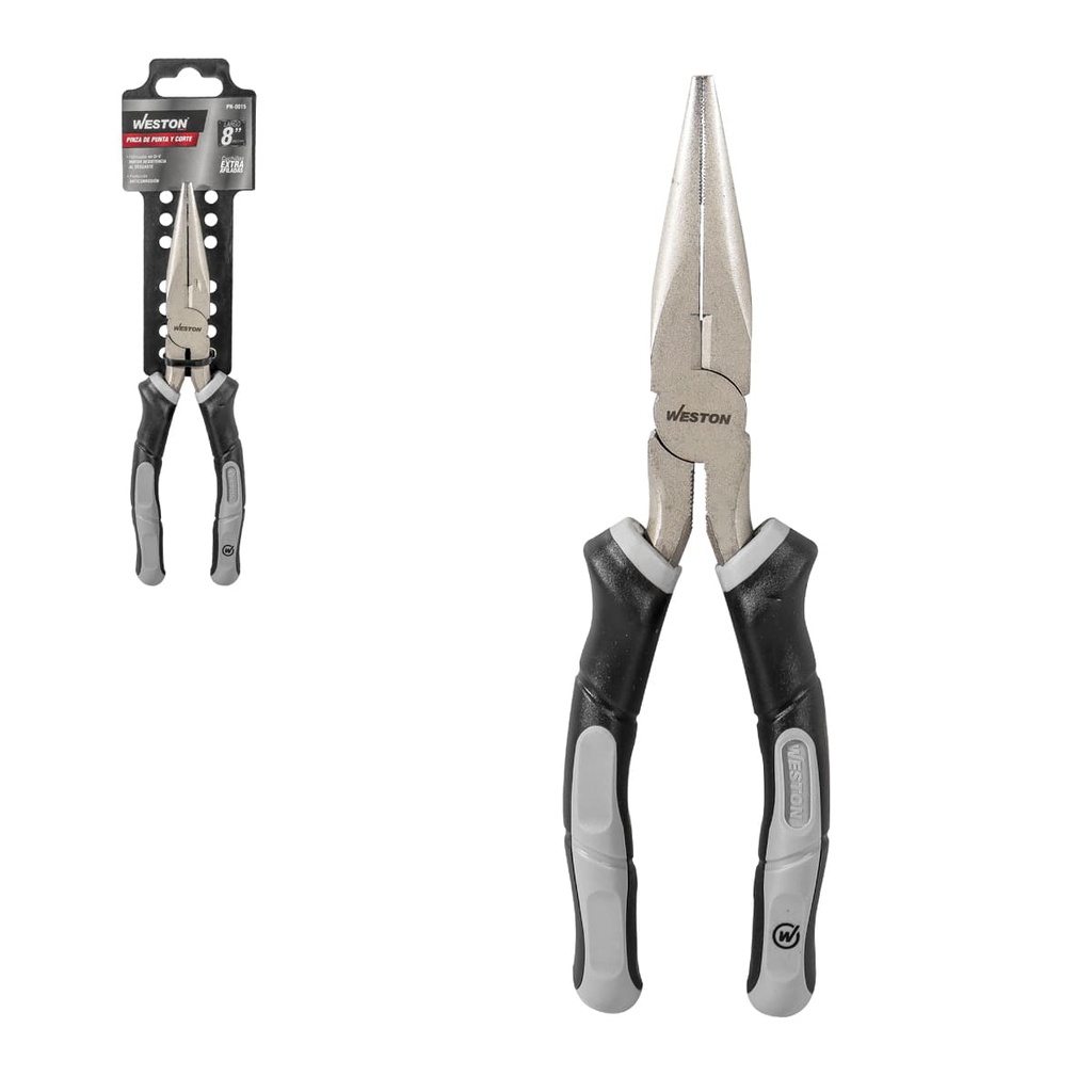 PINZAS DE PUNTAY CORTE 8" (CAJA C/6 PZAS - PRECIO X PIEZA)