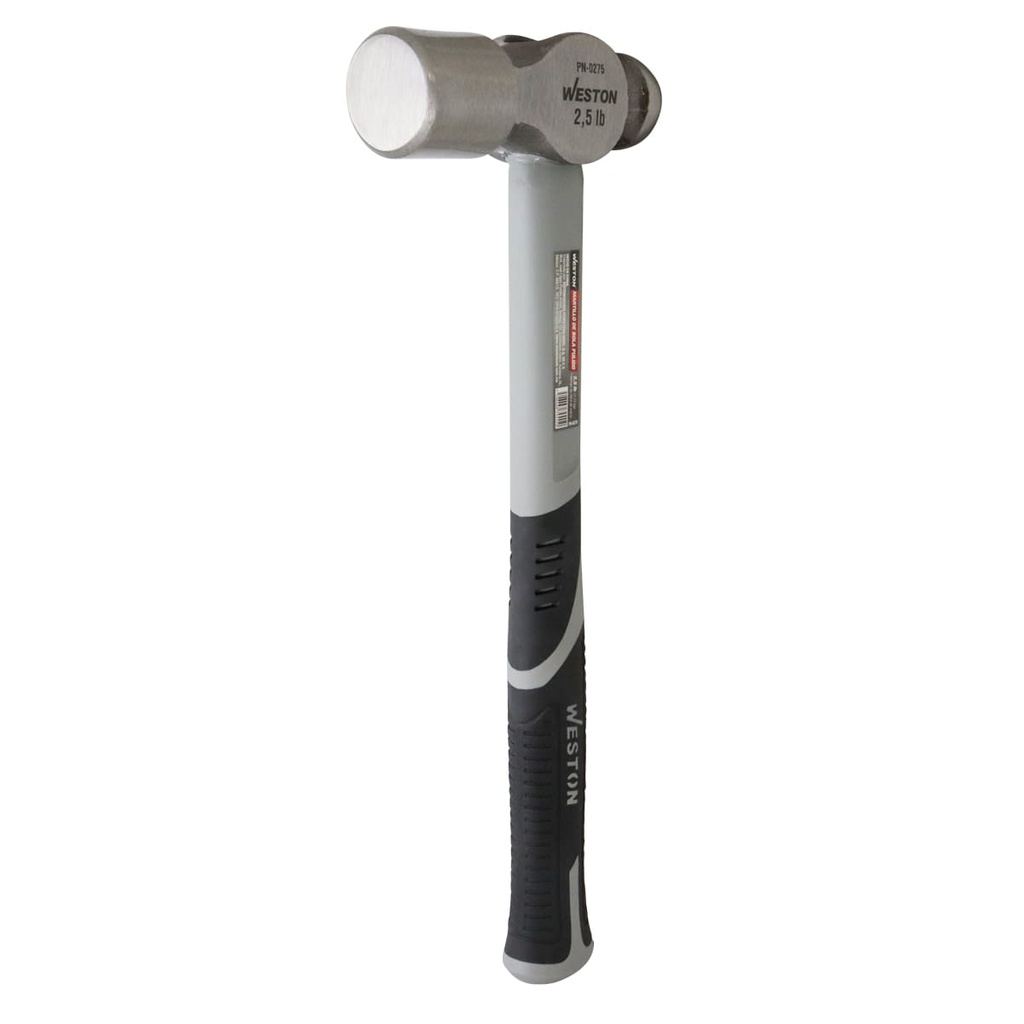 MARTILLO DE BOLA PULIDO 2.5 LB MANGO 14" DE FIBRA DE VIDRIO