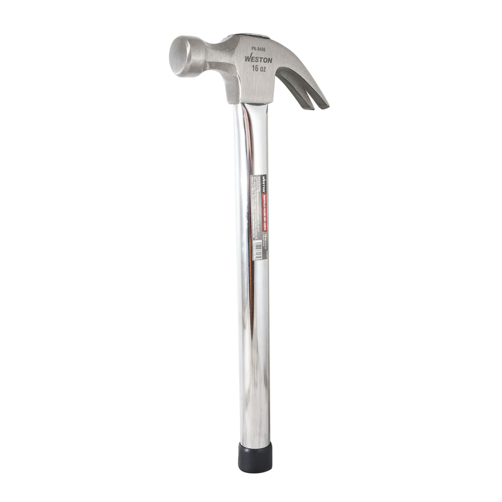 MARTILLO PULIDO UÑA CURVA 16 OZ MANGO 13" TUBULAR