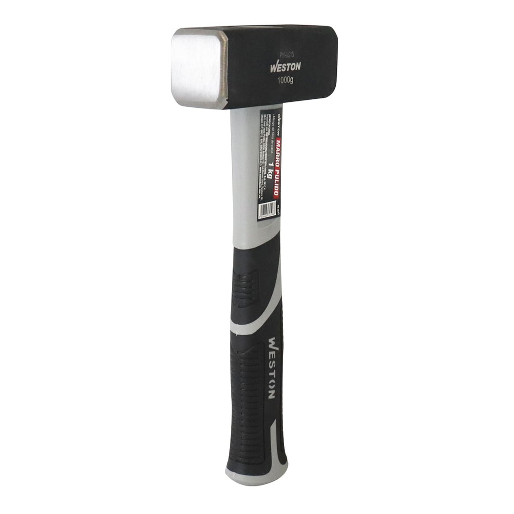 MARRO PULIDO 1 KG MANGO 10" FIBRA DE VIDRIO