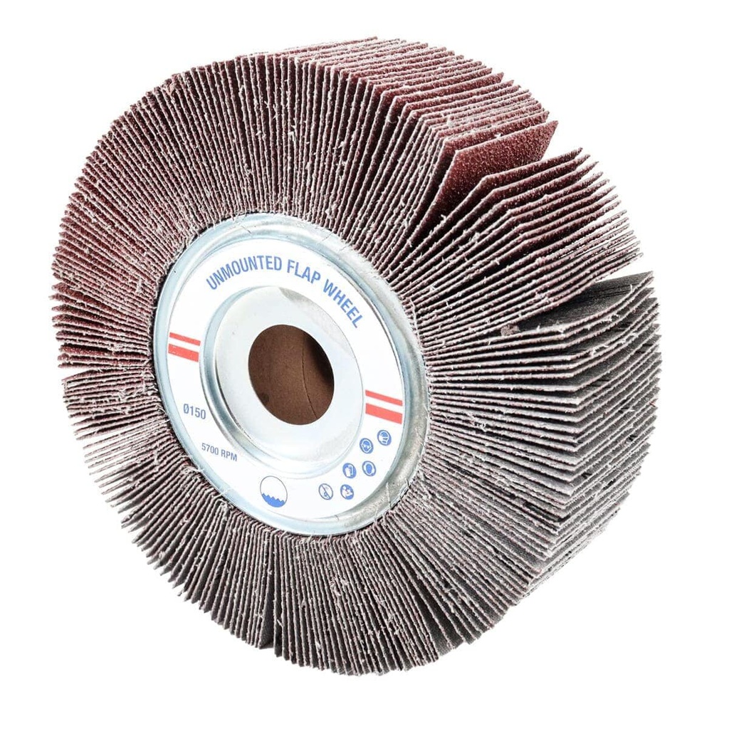 RUEDA FLAP AO 6" x 2" x 1" G50