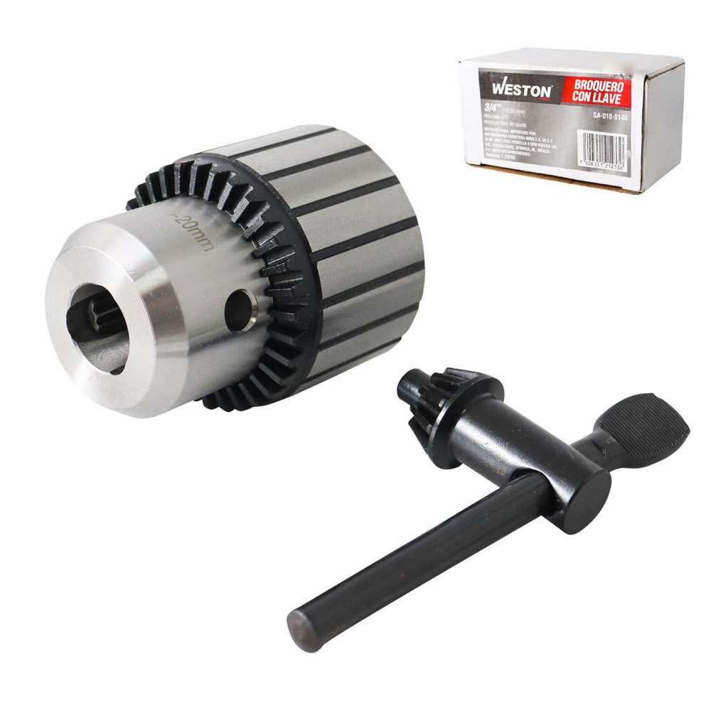 BROQUERO CON LLAVE 3/4" MONTAJE JT3