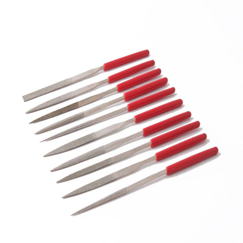 LIMAS DIAMANTADAS RECTAS 5-1/2&quot; JUEGO 10PZ