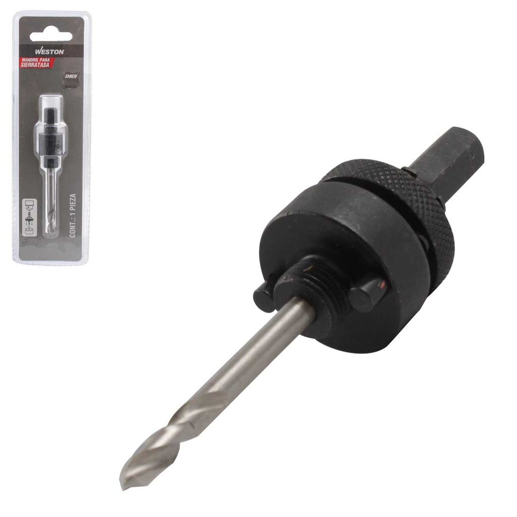 MANDRIL P/SIERRATASA ZANCO 1/4" RANGO 9/16" A 1-3/16"