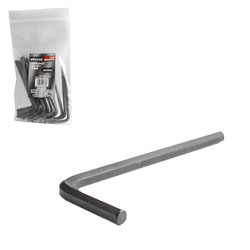 LLAVE HEXAGONAL L CORTA CrV  4MM  (PRECIO X PZA - EMPAQUE C/20 PZAS)