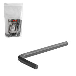 [ST-6-200-235] LLAVE HEXAGONAL L CORTA CrV  3/16"  (PRECIO X PZA - EMPAQUE C/10 PZAS)