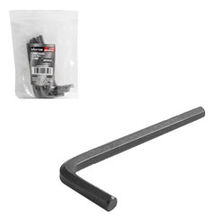 [ST-6-200-330] LLAVE HEXAGONAL L CORTA CrV  5MM  (PRECIO X PZA - EMPAQUE C/10 PZAS)