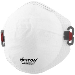 [ST-6-500-325] RESPIRADOR P/POLVO Y NEBLINA  N95 Certificado CDC (Precio x pieza - Empaque c/20 pzas)