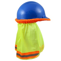 [ST-6-500-444-1] CUBRENUCA PARA CASCO AMARILLO NEON