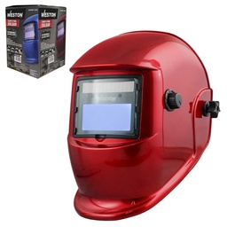[ST-6-500-447] CARETA P/SOLDAR ELEC. SENCILLA COLOR ROJO