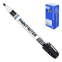 [STM-096823] MARCADOR VALVE ACTION NEGRO (CAJA C/12 - PRECIO X PZA)