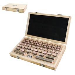 [STW-9130] BLOQUES PATRON RECTANGULARES D/CALIBRACION GRADO B JGO 81 PIEZAS