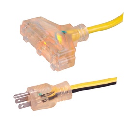 [W-50170] CABLE D/EXTENSION ELEC. SJTW12/3C USO RUDO C/IND. 7.5M