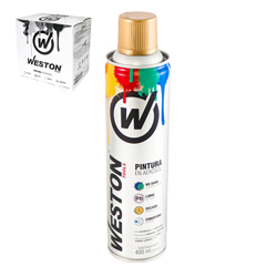 [WM-0220] PINTURA AEROSOL ORO CADILLAC METALICO 400ml           