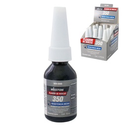 [WM-0900] FIJADOR DE ROSCAS 350 RESISTENCIA MEDIA COLOR AZUL 10ml           