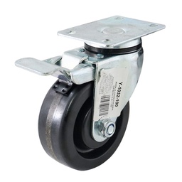 [Y-1032-100] RODAJA FENOLICA GIRA. C/FRENO 4X1-1/2"