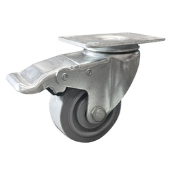 [Y-1074-077] RODAJA TPR HI-PERFORMANCE GIRA. C/FRENO 3X1-1/4"