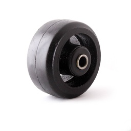 [Y-1080-125] RUEDA FIERRO VACIADO C/HULE NGO. 5X2" C/BALERO (REEMPLAZA Y-1080-12550)
