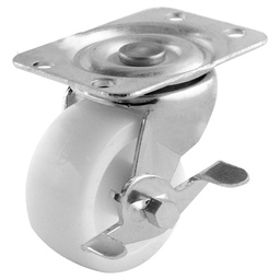 [Y-2036-65] RODAJA NYLON 2-1/2" GIRA. C/FRENO