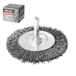[Z-10730-00] CEPILLO CIRCULAR ONDULADO 3&quot; C/VASTAGO 1/4&quot; ACERO .012&quot;