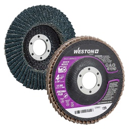 [Z-13534] DISCO LAMINADO ZIRCONIO 4-1/2" G120 WP (Precio x pieza - Empaque c/10 pzas)