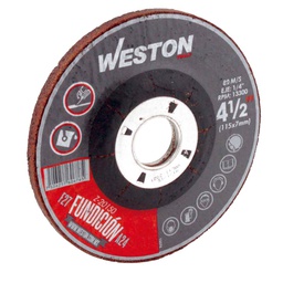[Z-20160] DISCO D/DESBASTE P/FUNDICION 9&quot; x 1/4&quot;(6.35) x 7/8&quot; F27 (Emp. c/5 Pzas - Precio x Pza)