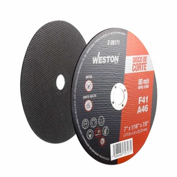 [Z-20171] DISCO D/CORTE P/METAL 7&quot; x 1/16&quot;(1.58) x 7/8&quot; F41 (Emp. c/10 Pzas - Precio x Pza)