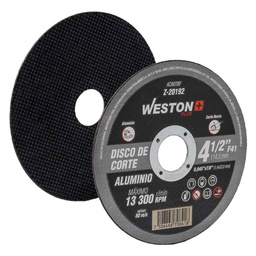[Z-20192] DISCO D/CORTE P/ALUMINIO 4-1/2&quot; x 0.045&quot;(1.14) x 7/8&quot; F41 (Emp. c/10 Pzas - Precio x Pza)