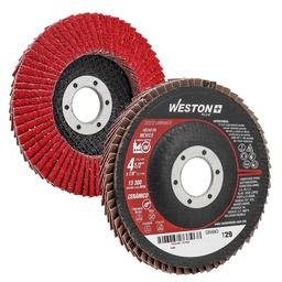 [Z-20377] DISCO LAMINADO CERAMICO CON RESPALDO DE FIBRA DE VIDRIO 4-1/2" G80  WP