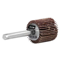 [Z-20520] RUEDA FLAP C/VASTAGO G80 1 X 1 X 1/4 (Precio x pieza - Empaque c/20 pzas)