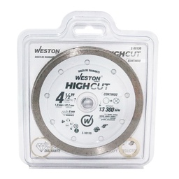 [Z-30130] DISCO DE DIAMANTE RIN CONTINUO 4-1/2&quot; HIGHCUT
