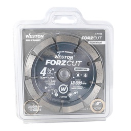 [Z-30150] DISCO DE DIAMANTE RIN SEGMENTADO 4-1/2" FORZCUT