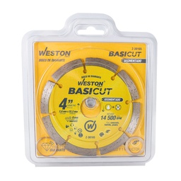 [Z-30165] DISCO DE DIAMANTE RIN SEGMENTADO 4&quot; BASICUT