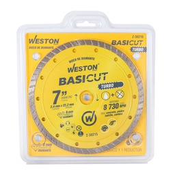 [Z-30215] DISCO DE DIAMANTE RIN TURBO 7" BASICUT