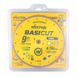 [Z-30220] DISCO DE DIAMANTE RIN TURBO 9&quot; BASICUT