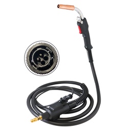 [Z-65530-1] ANTORCHA MIG TIPO TWECO 300 AMP C/CONECTOR TIPO LINCOLN P/Z-67130