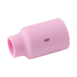 [Z-68115] BOQUILLA DE ALUMINA P/ANTORCHA TIG C/GAS LENS 54N14 #8 (Empaque c/10 pzas - Precio x pieza)