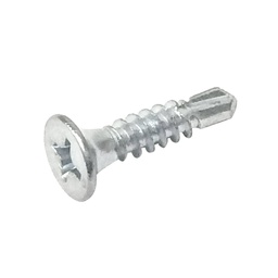 [ZL-07124] PIJA P/LAMINA CAB.PLANA PUNTA DE BROCA GALV. #8 x 3&quot; (Precio x Caja a Granel c/2500piezas)