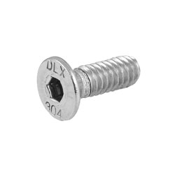 [ZN-32055] TORNILLO  ALLEN CABEZA PLANA INOX304 DIN7991 M5-0.80 x 16MM (Precio x Pza - Caja c/100 pzas)