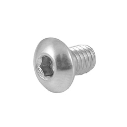 [ZN-32545] TORNILLO ALLEN CAB BTN INOX M5-0.80x10mm (Precio x Pza - Caja c/100 pzas)