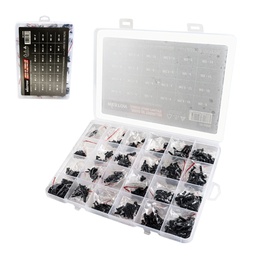 [ZN-33000] JUEGO D/TORNILLO CABEZA PLANA PHILLIPS NEGRO METRICO 720 PZS