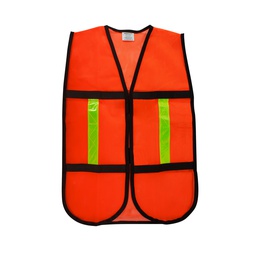 [JY3010] CHALECO MALLA NARANJA DE SEGURIDAD D2